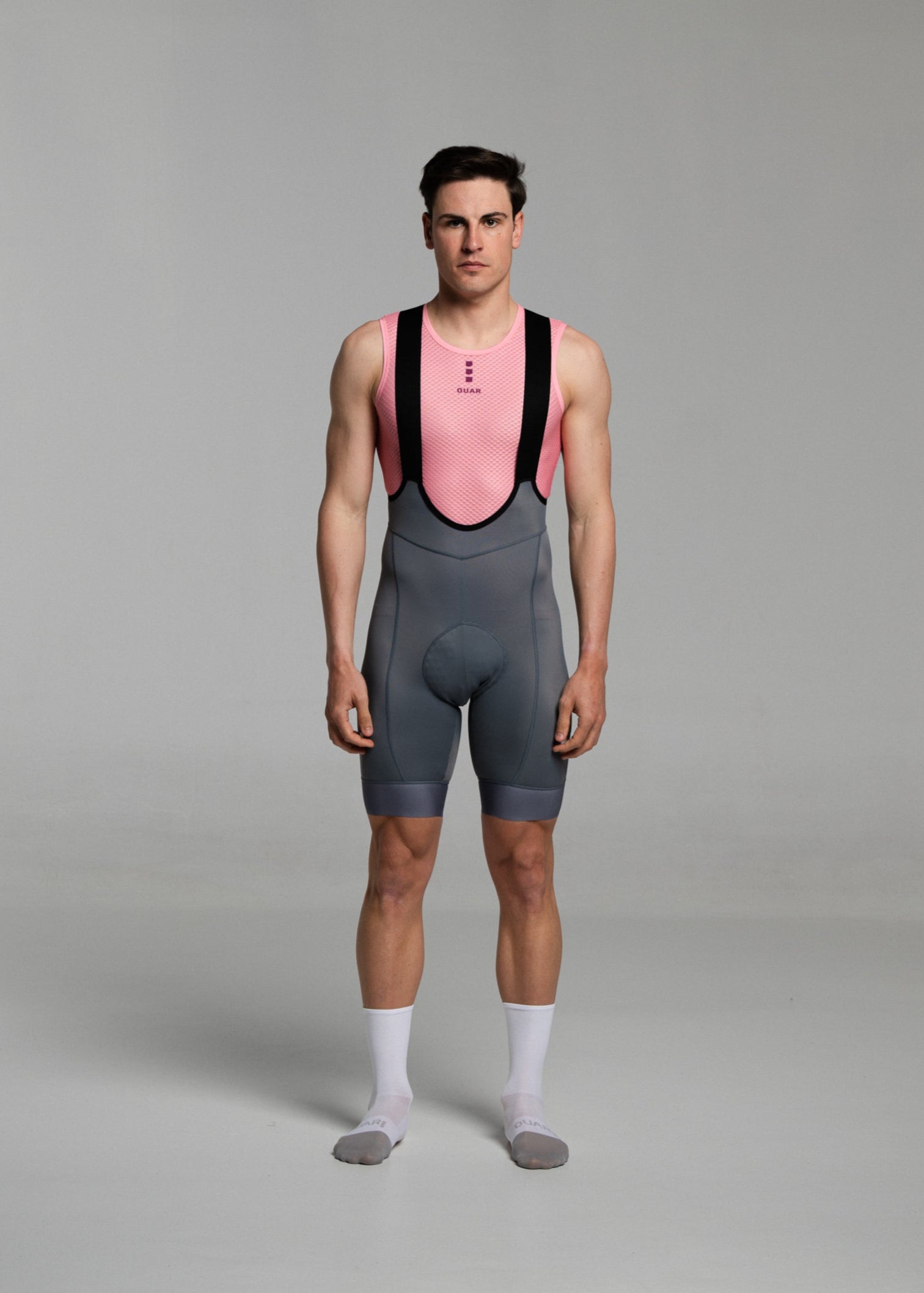 LIGHT GREEN JERSEY + TITANIUM BIBS + WHITE/GREY SOCKS