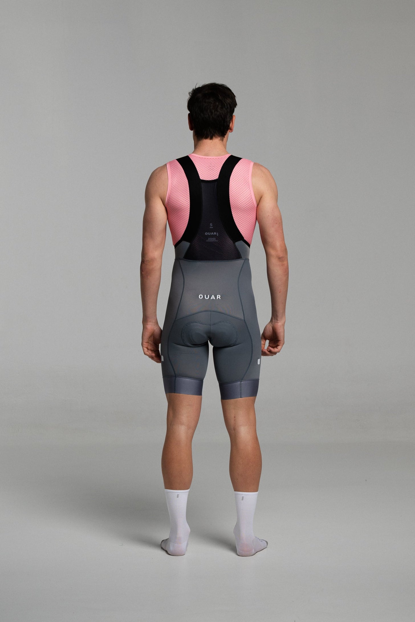 LIGHT GREEN JERSEY + TITANIUM BIBS + WHITE/GREY SOCKS
