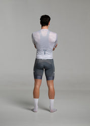 GREY PIXEL JERSEY + TITANIUM BIBS + WHITE/GREY SOCKS