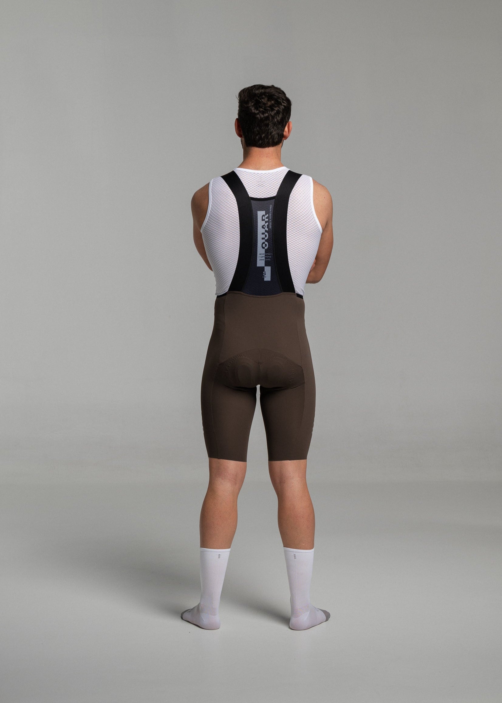 BURNT RED JERSEY + COCOA BIBS + WHITE/GREY SOCKS