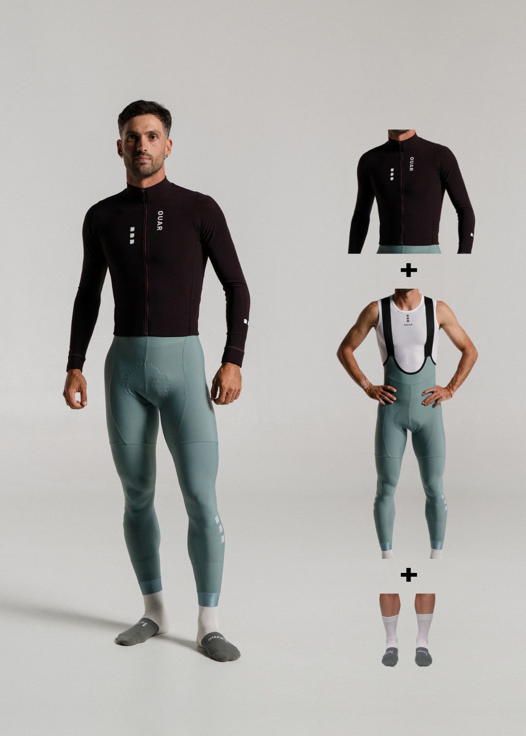 TECHNO LS JERSEY + EUCALYPTO LONG BIBS + MERINO SOCKS