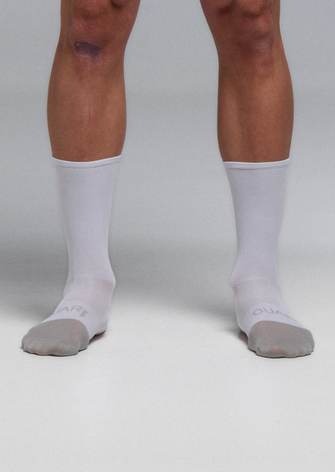 WHITE/GREY - EVO Socks FREE