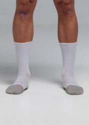 WHITE/GREY - EVO Socks FREE