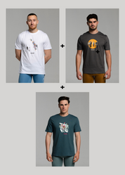 ORGANIC T-SHIRTS BUNDLE 1 (SMALL-MEDIUM SIZES)