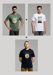 ORGANIC T-SHIRTS BUNDLE 2 (SMALL-MEDIUM SIZES)