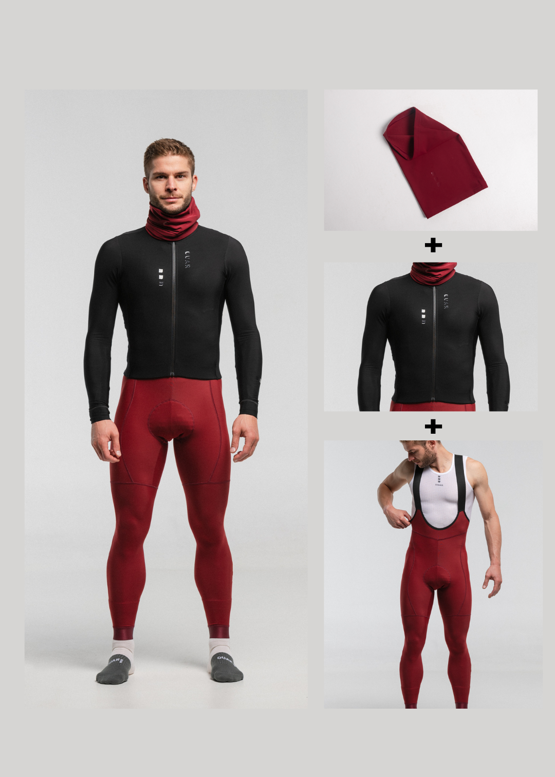 ROCK & ROLL LS JERSEY + RUBY EVO LONG BIBS + RUBY NECK WARMER