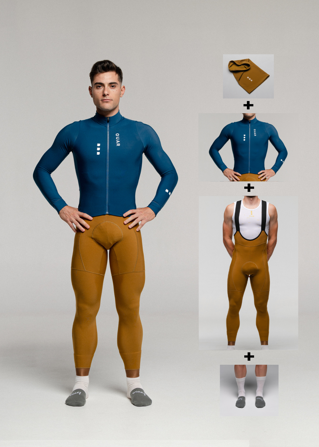 JAZZ LS JERSEY + TIERRA LONG BIBS + NECK WARMER + MERINO SOCKS