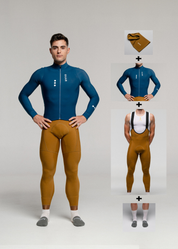 JAZZ LS JERSEY + TIERRA LONG BIBS + NECK WARMER + MERINO SOCKS