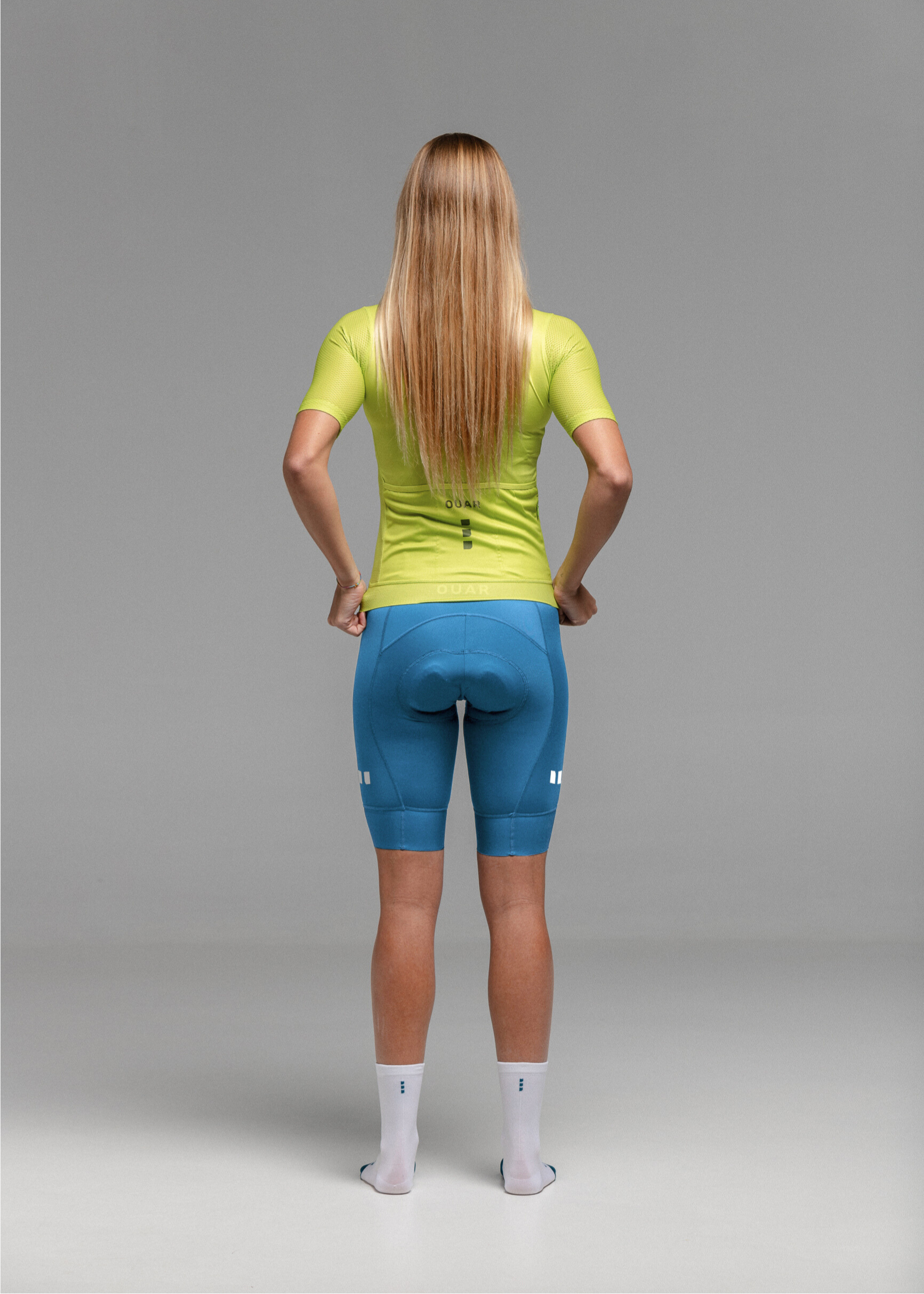 PISTACHIO JERSEY + SKYBLUE BIBS + WHITE/GREY SOCKS