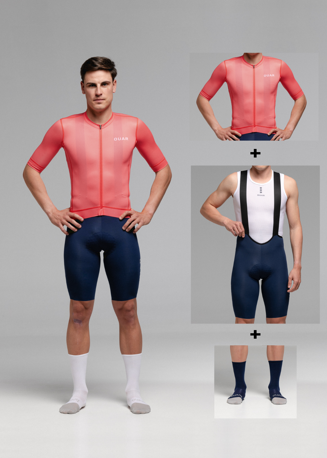 GRAPEFRUIT JERSEY + MARINO BIBS + MARINO SOCKS