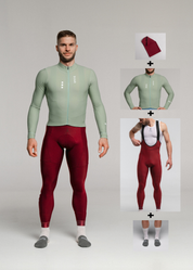 CHILL LS JERSEY + RUBY LONG BIBS + NECK WARMER + MERINO SOCKS