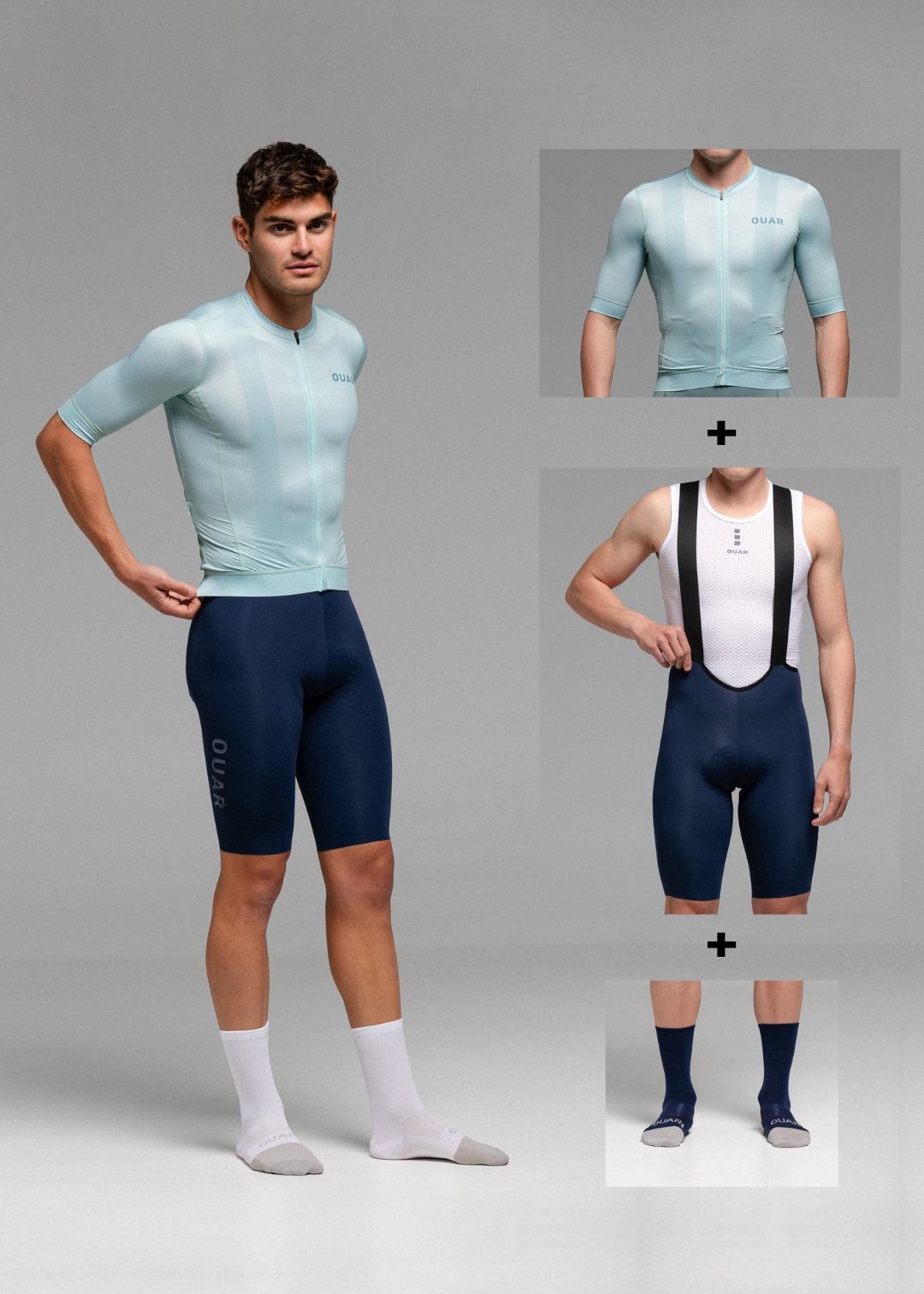 DUSTY MOSS JERSEY + MARINO BIBS + MARINO SOCKS