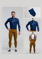 TANGO LS JERSEY + TIERRA LONG BIBS + MARINO NECK WARMER