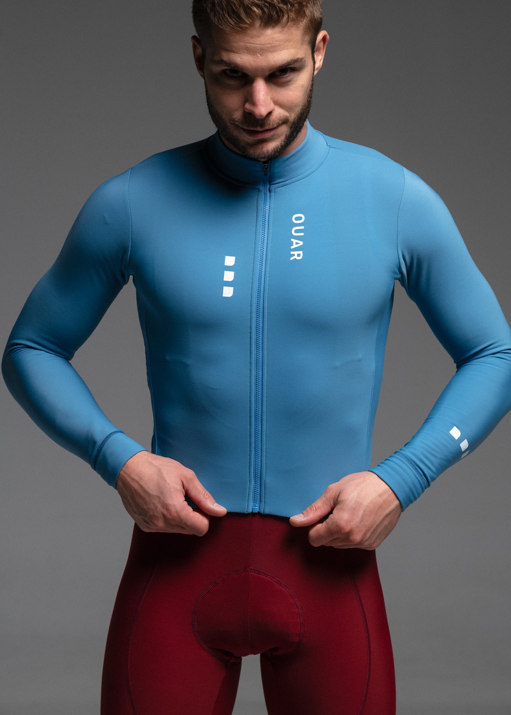 ELECTRO LS JERSEY + RUBY LONG BIBS + NECK WARMER + MERINO SOCKS