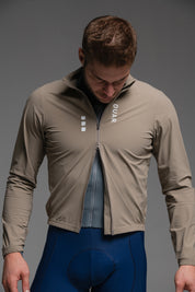 SAND JACKET + DARK NIGHT GILET + RUBY & MARINO NECK WARMERS