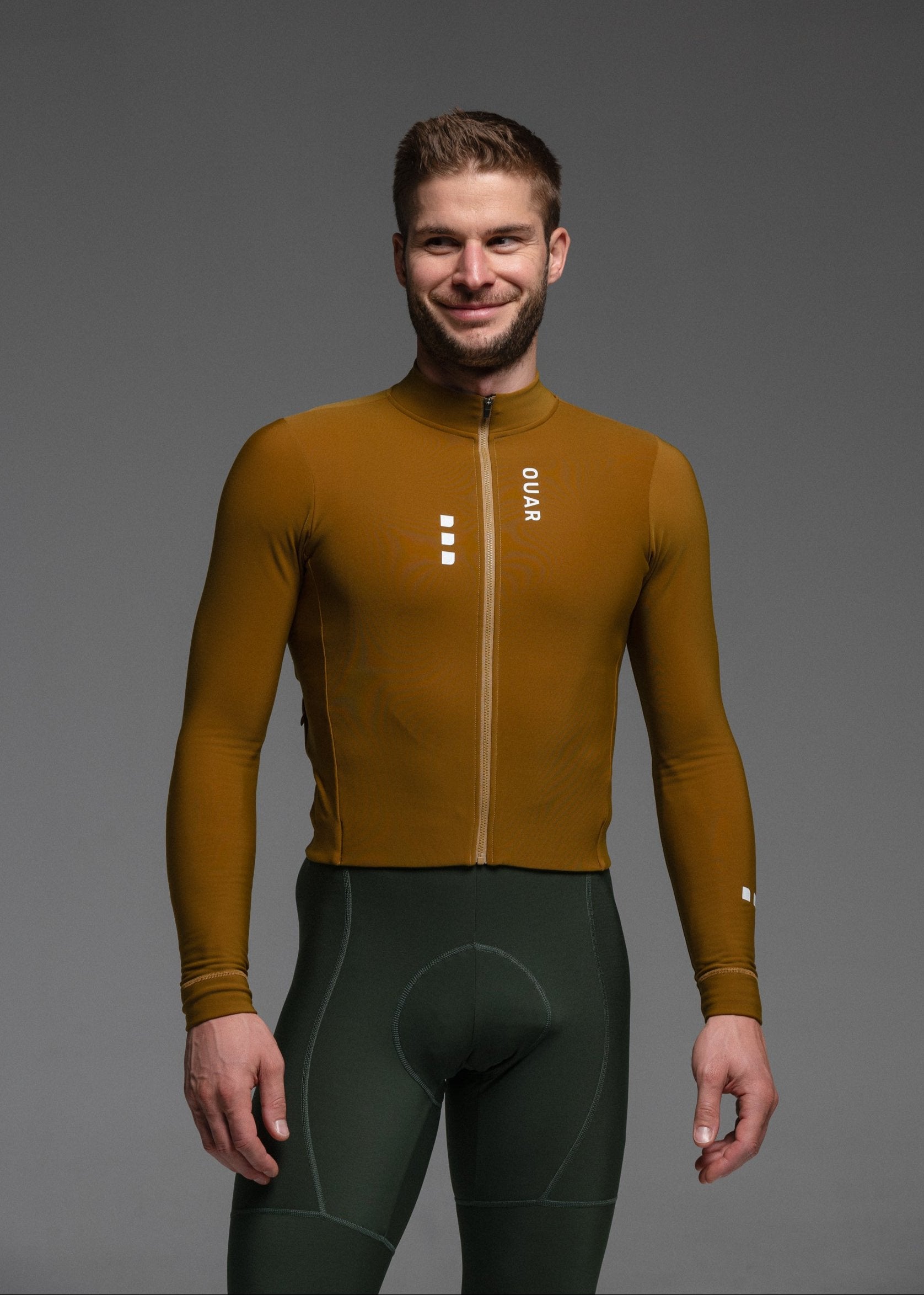 COUNTRY LS JERSEY + FOREST GREEN LONG BIBS + PURE BLACK NECK WARMER