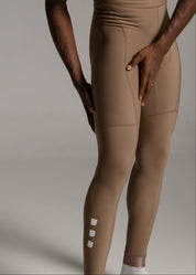 LOUNGE JERSEY + HAZEL LONG BIBS + DARK OAK GILET + NECK WARMER