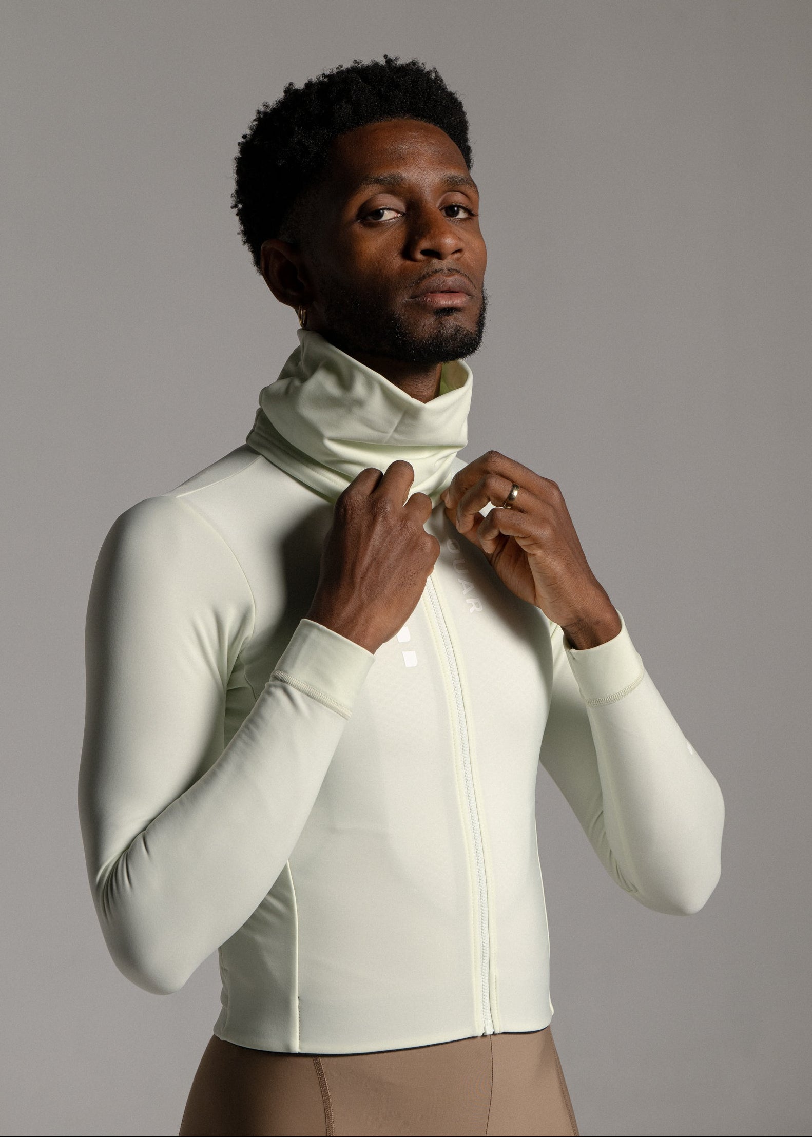 LOUNGE JERSEY + HAZEL LONG BIBS + DARK OAK GILET + NECK WARMER