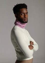 LOUNGE LS JERSEY + DUSTY ORCHID LONG BIBS + NECK WARMER + MERINO SOCKS