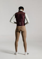 LOUNGE JERSEY + HAZEL LONG BIBS + DARK OAK GILET + NECK WARMER