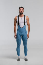 COUNTRY LS JERSEY + SKYBLUE LONG BIBS + MARINO NECK WARMER