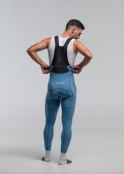 COUNTRY LS JERSEY + SKYBLUE LONG BIBS + MARINO NECK WARMER