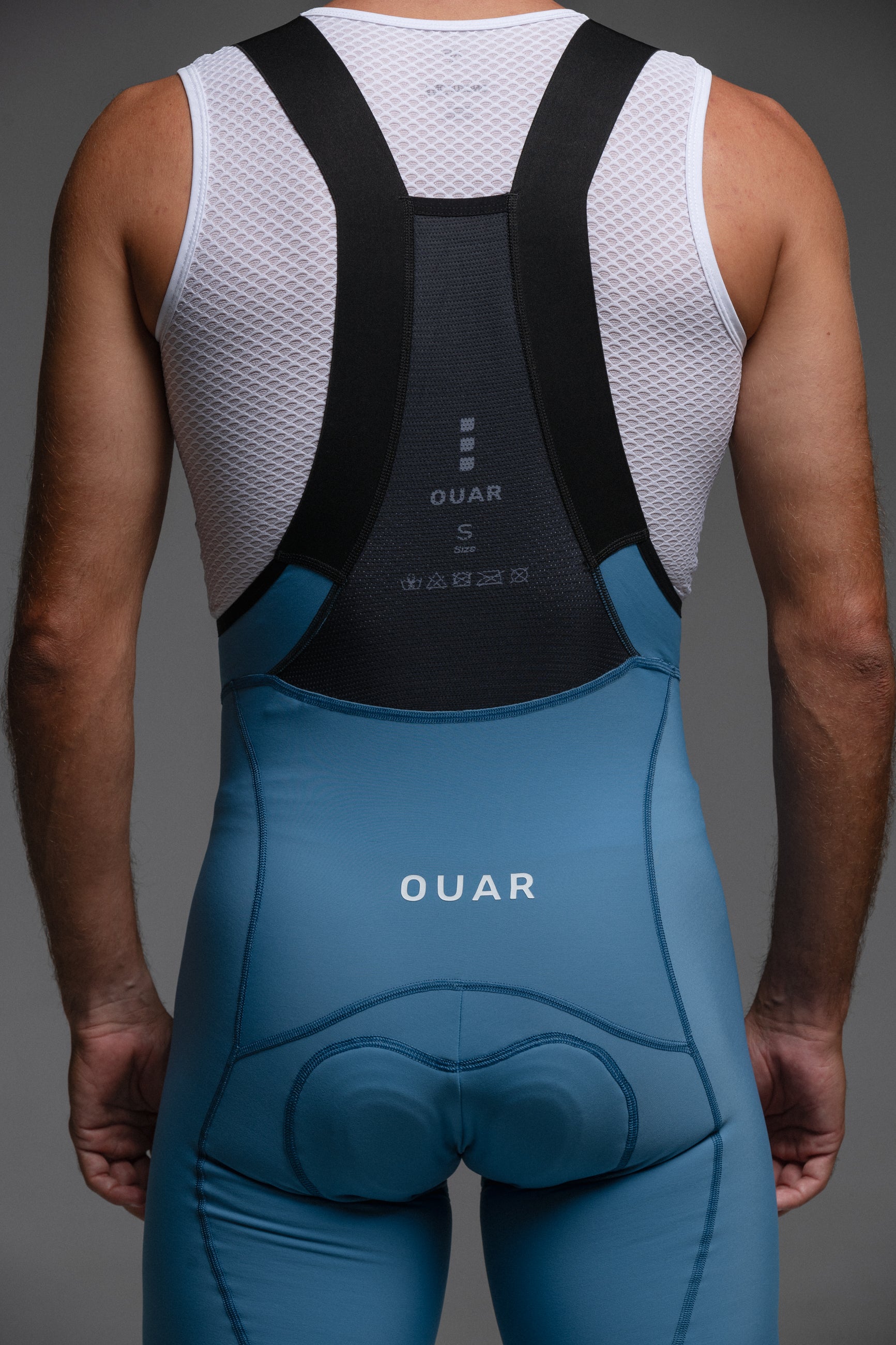COUNTRY LS JERSEY + SKYBLUE LONG BIBS + MARINO NECK WARMER