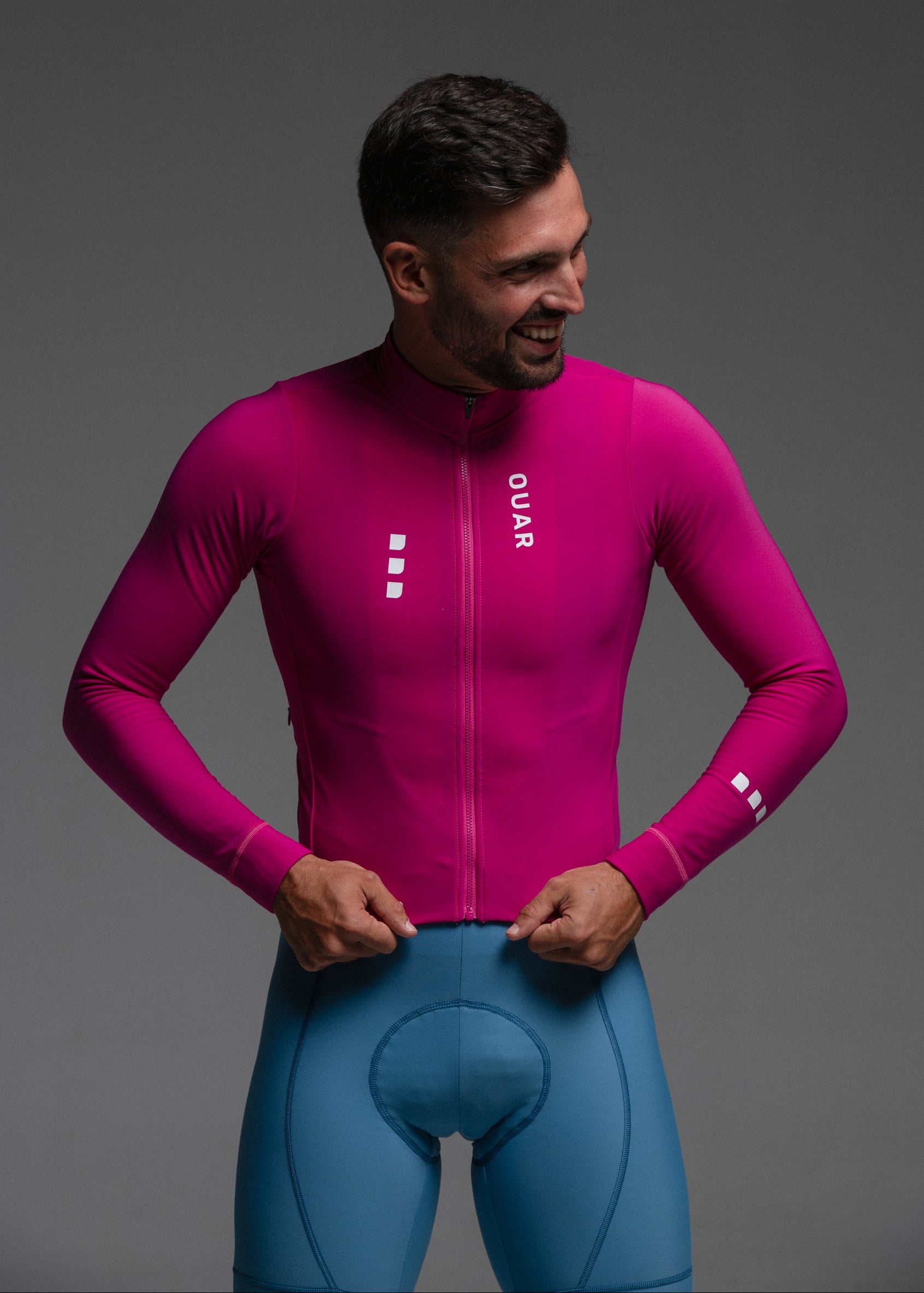 FUNK LS JERSEY + SKYBLUE LONG BIBS + NECK WARMER + MERINO SOCKS