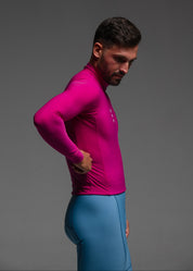 FUNK LS JERSEY + SKYBLUE LONG BIBS + NECK WARMER + MERINO SOCKS