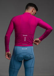 FUNK LS JERSEY + SKYBLUE LONG BIBS + NECK WARMER + MERINO SOCKS