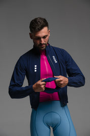 SAND GILET + DARK NIGHT JACKET + MARINO & RUBY NECK WARMERS