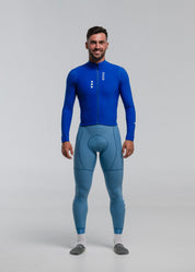 HOUSE LS JERSEY + SKYBLUE LONG BIBS + MARINO NECK WARMER