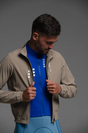 SAND JACKET + DARK NIGHT GILET + RUBY & MARINO NECK WARMERS