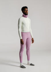 LOUNGE LS JERSEY + DUSTY ORCHID LONG BIBS + NECK WARMER + MERINO SOCKS