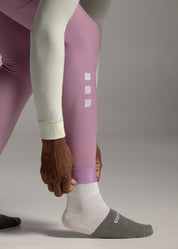 LOUNGE LS JERSEY + DUSTY ORCHID LONG BIBS + NECK WARMER + MERINO SOCKS