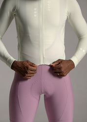 LOUNGE LS JERSEY + DUSTY ORCHID + MINERAL JACKET + NECK WARMER