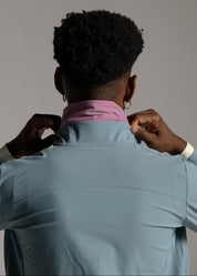 LOUNGE LS JERSEY + DUSTY ORCHID + MINERAL JACKET + NECK WARMER