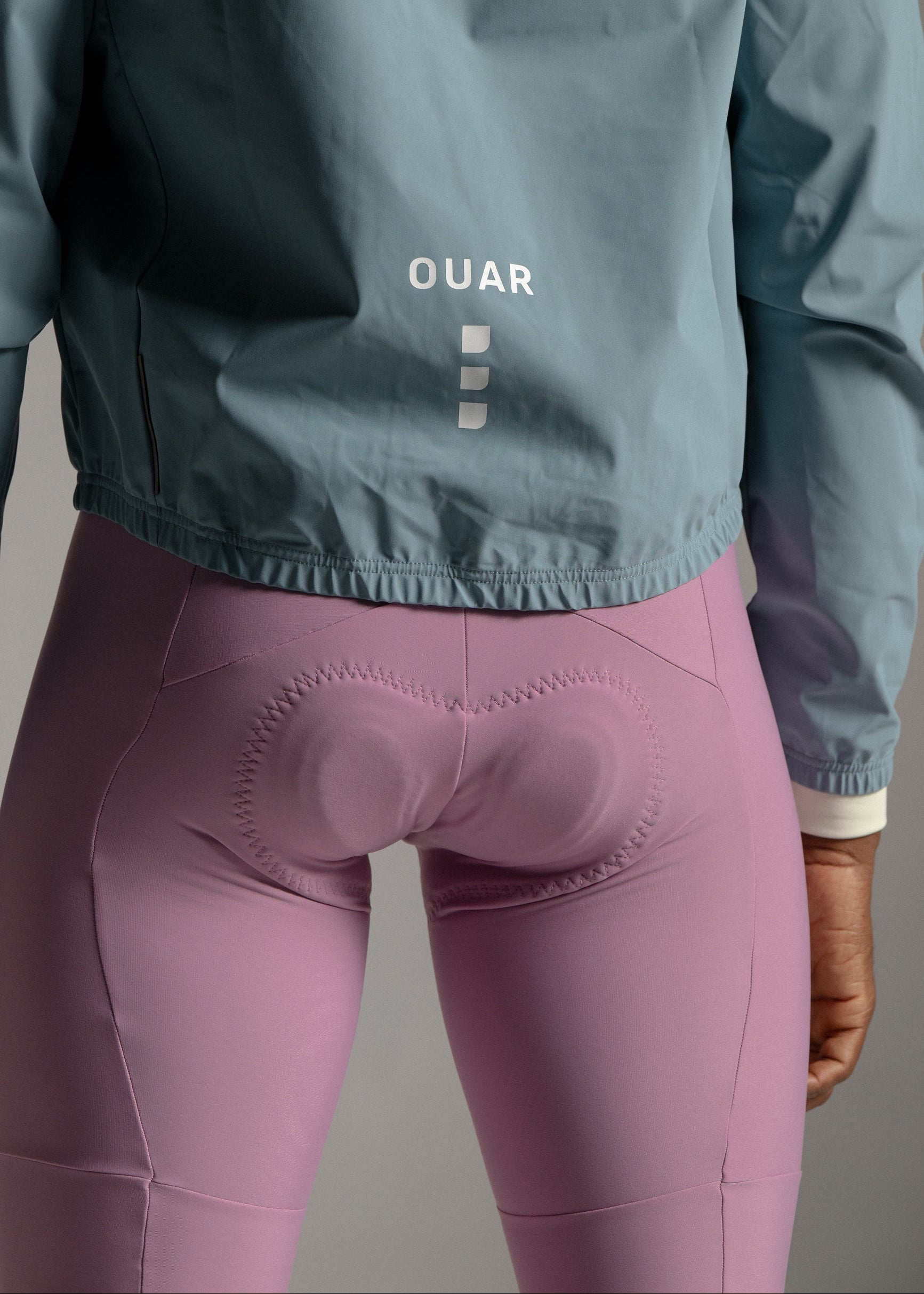 LOUNGE LS JERSEY + DUSTY ORCHID + MINERAL JACKET + NECK WARMER