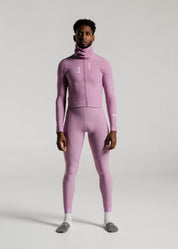 NEW WAVE LS JERSEY + DUSTY ORCHID LONG BIBS + NECK WARMER + MERINO SOCKS