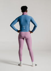 ELECTRO LS JERSEY + DUSTY ORCHID LONG BIBS + NECK WARMER + MERINO SOCKS