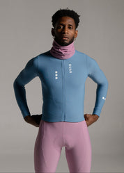 ELECTRO LS JERSEY + DUSTY ORCHID LONG BIBS + NECK WARMER + MERINO SOCKS