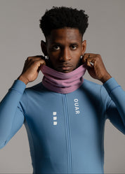ELECTRO LS JERSEY + DUSTY ORCHID LONG BIBS + NECK WARMER + MERINO SOCKS