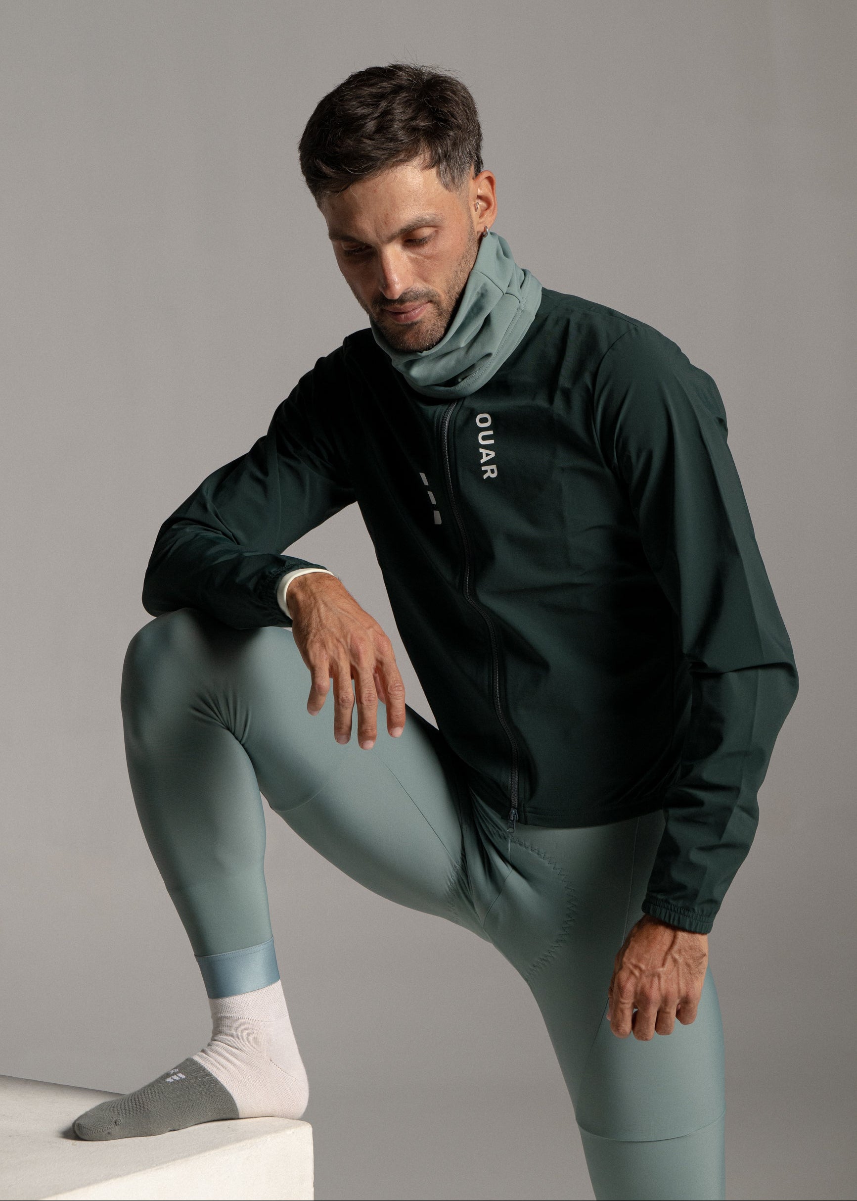 DEEP OCEAN JACKET + EUCALYPTO LONG BIBS + NECK WARMER + MERINO SOCKS