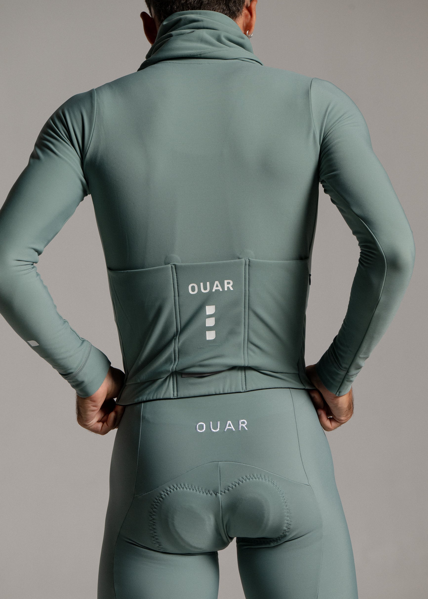 JUNGLE LS JERSEY + EUCALYPTO LONG BIBS + DARK OAK GILET + NECK WARMER