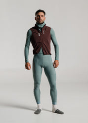 JUNGLE LS JERSEY + EUCALYPTO LONG BIBS + DARK OAK GILET + NECK WARMER