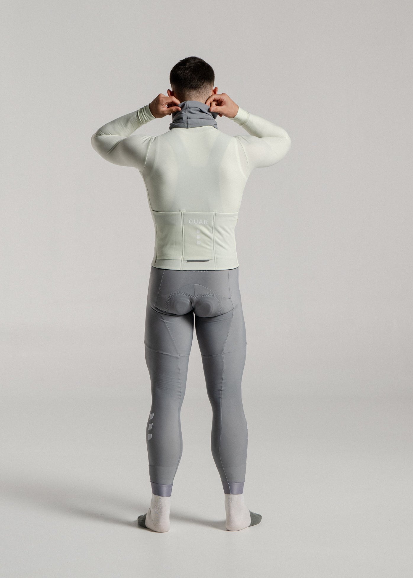 LOUNGE LS JERSEY + ARTIC GREY LONG BIBS + NECK WARMER + MERINO SOCKS