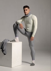 LOUNGE LS JERSEY + ARTIC GREY LONG BIBS + NECK WARMER + MERINO SOCKS