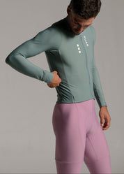 JUNGLE LS JERSEY + DUSTY ORCHID LONG BIBS + NECK WARMER + MERINO SOCKS