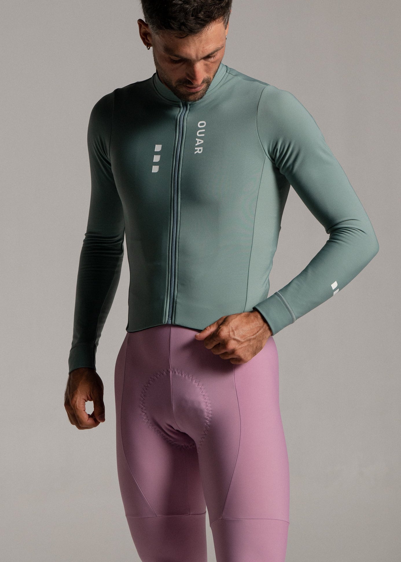 JUNGLE LS JERSEY + DUSTY ORCHID LONG BIBS + NECK WARMER + MERINO SOCKS