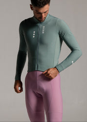 JUNGLE LS JERSEY + DUSTY ORCHID LONG BIBS + NECK WARMER + MERINO SOCKS